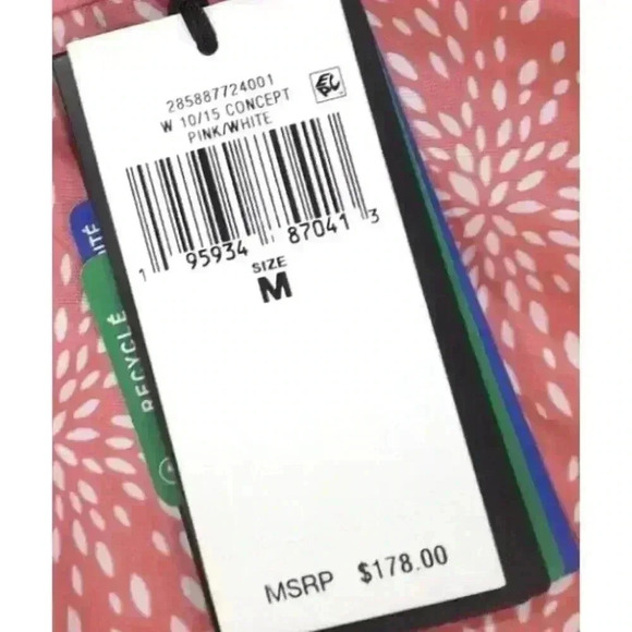 RLX Golf Ralph Lauren Women's Pink White Sleeveless Full-Zip Vest NWT $178 M - Picture 8 of 13